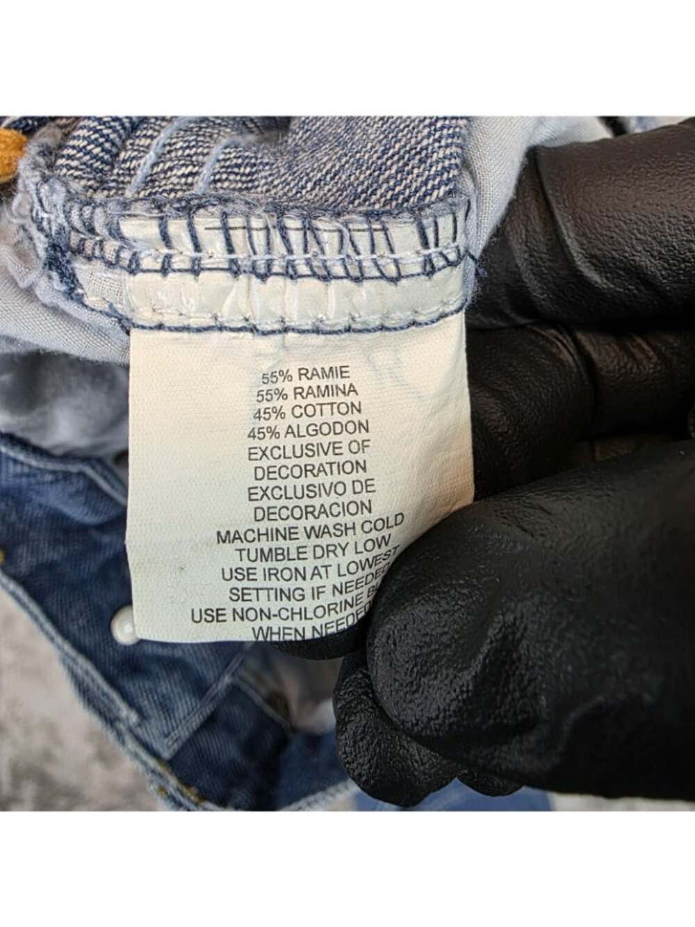 Sean John Jeans Boys Size 12 Blue Denim Carpenter Wide Leg Baggy Fit Y2K - Picture 5 of 12